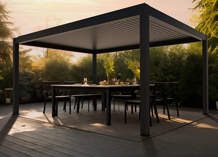 Pergola do wanny SPA na tarasie czy w ogrodzie