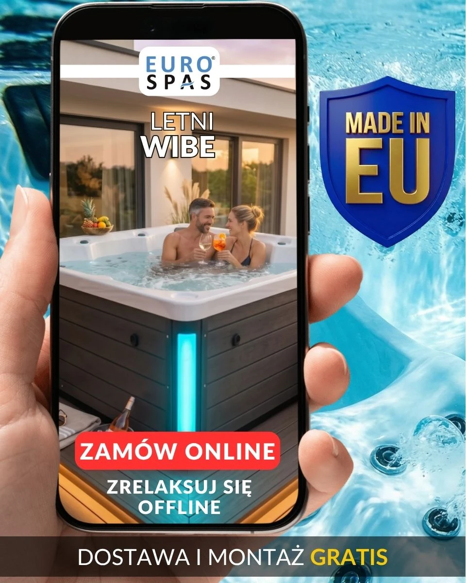 Wibe SPA Letni SG Euro Spas  - wanny SPA Wellis, sauny wewnętrzne i ogrodowe, ceramika basenowa, strefy SPA